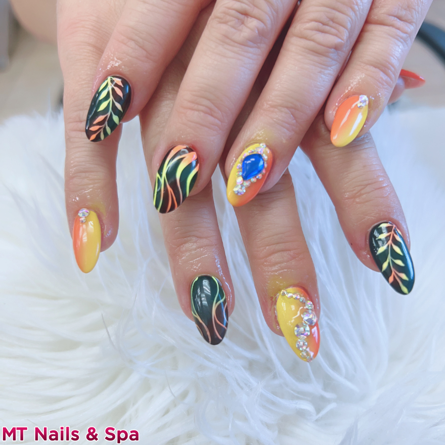 MT Nails & Spa nail work in Denver, Colorado